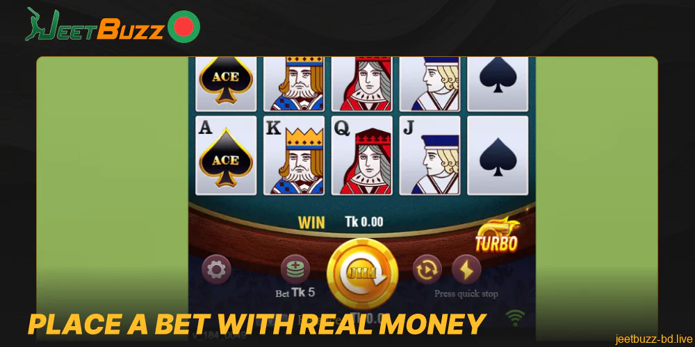 Place a bet with real money on Jeetbuzz